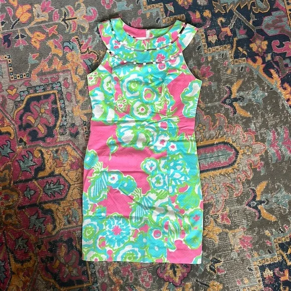 Lilly Pulitzer Lindy Beaded Shift Dress - Picture 3 of 12